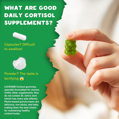 Cortisol Balance Gummies for Women – Stress & Relaxation Support, Vegan