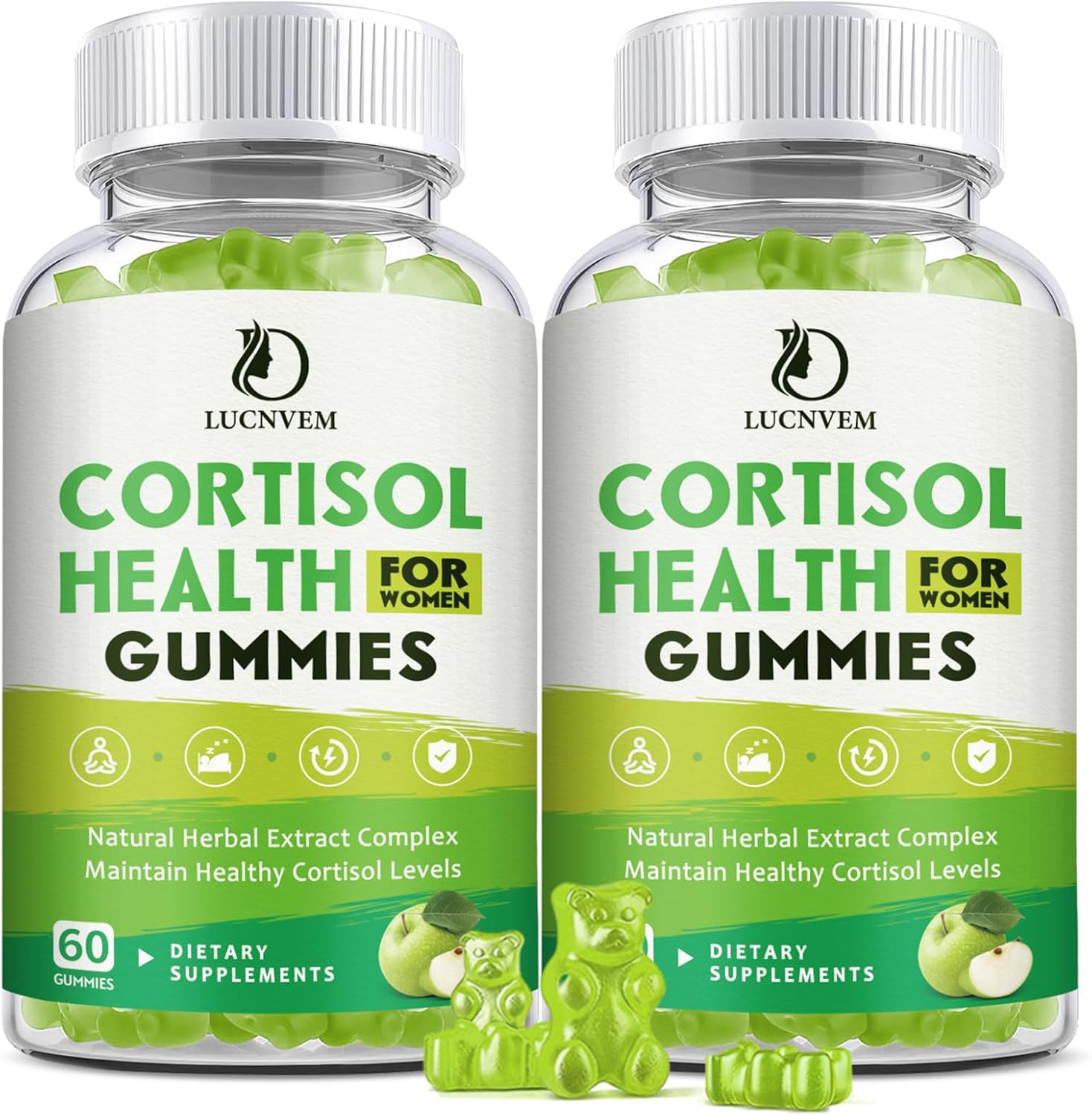 Cortisol Balance Gummies for Women – Stress & Relaxation Support, Vegan