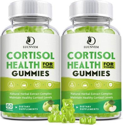Cortisol Balance Gummies for Women – Stress & Relaxation Support, Vegan