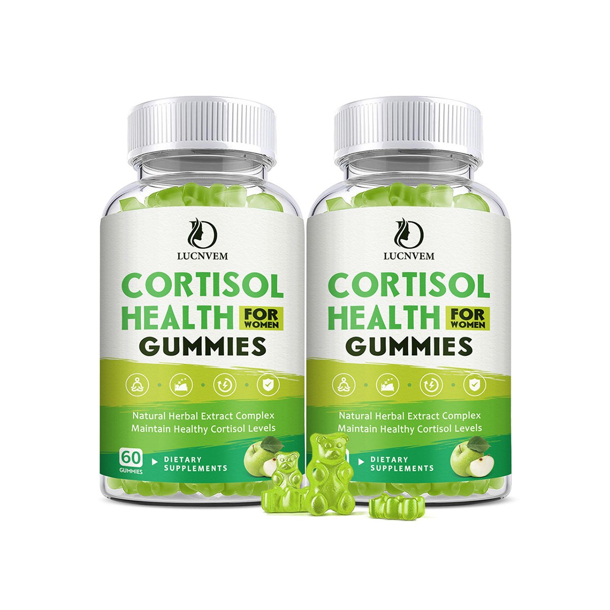 Cortisol Balance Gummies for Women – Stress & Relaxation Support, Vegan